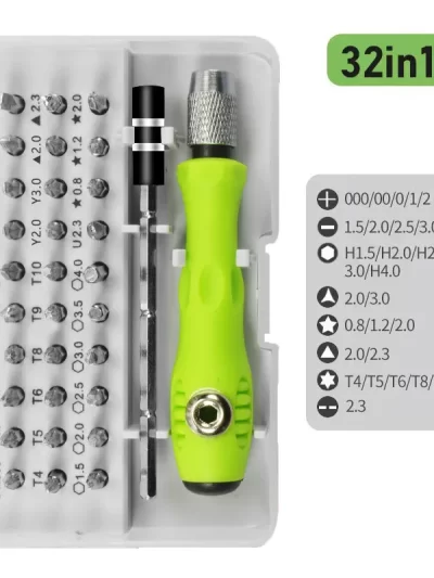 32 In 1 Screwdriver Set Precision Mini Magnetic Multifunction Manual Kit for Mobile Phone Computer Electronic Repair Tool