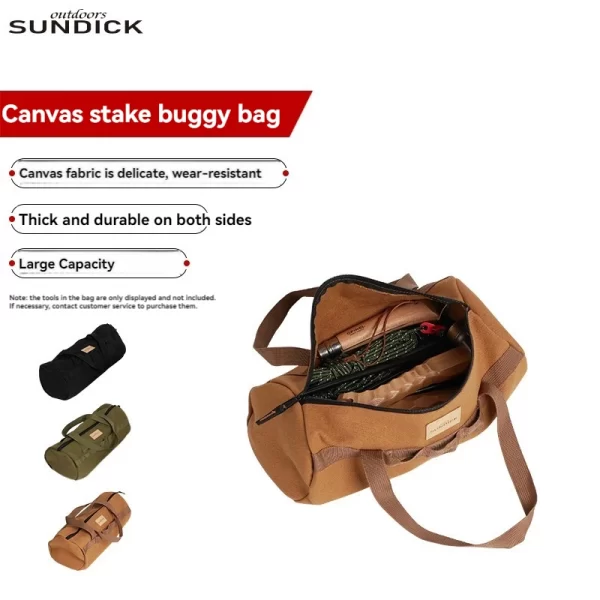 Outdoor Picnic Carrying Case Camping Bag Cutlery Pouch Larg Capacity Tableware Handbag - Image 4