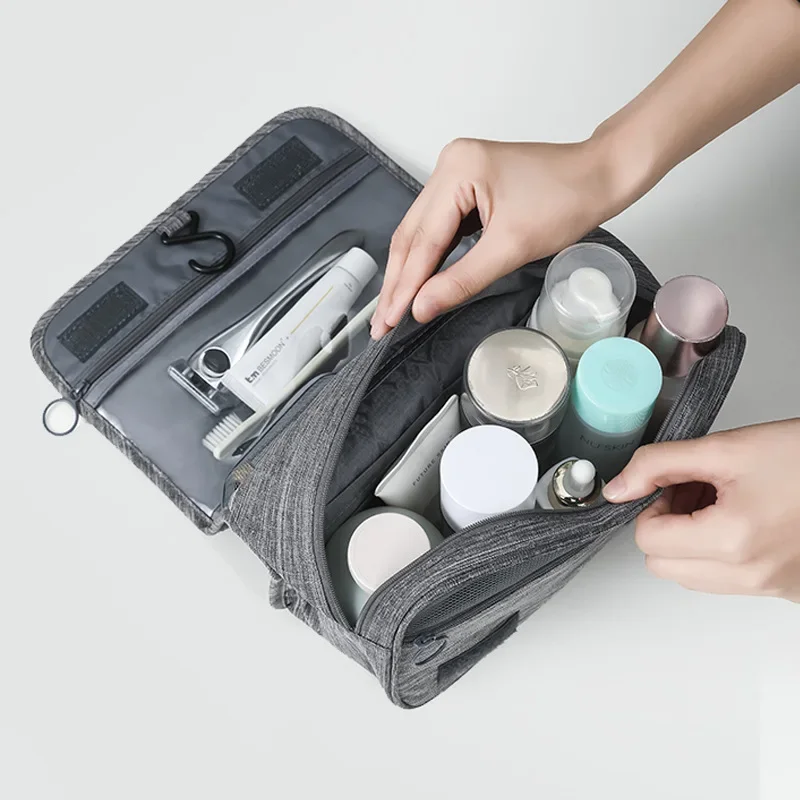 Oxford Fabric Men Business Portable Storage Bag Toiletries Organizer Women Cosmetic Bag Waterproof - Image 5