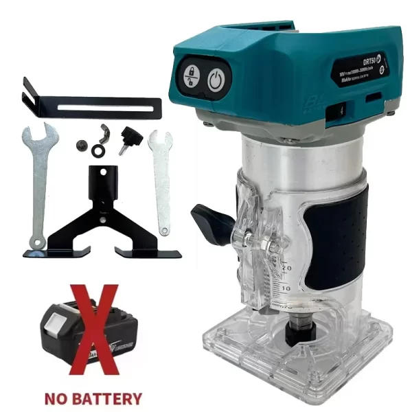 Fit Makita DRT50 Cordless Trimmer Rechargeable Trimming Machine Brushless Slotting Tool - Image 8