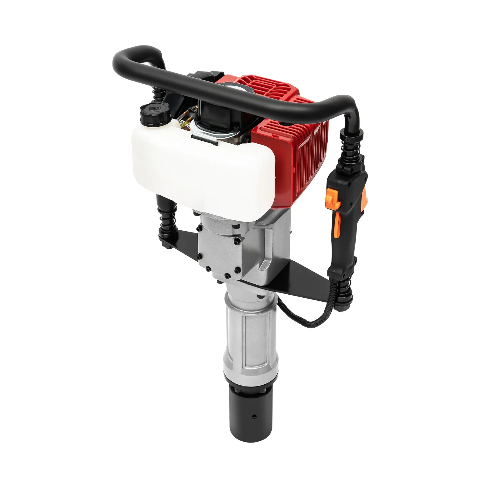 1900W 2-stroke gasoline pile driver Gardens Air Cooling 52CC, Single-cylinder 6500RPM socket ground auger 55-70mm - Image 19