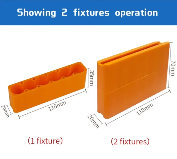 18650Battery Pack Fixture For Spot Welder Single Row Double Sided Spot Welding Plastic Fixed Fixture Battery Pack Soldering Tool - Image 12