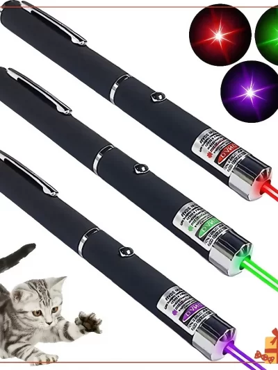 2-in-1 Mini LED  Laser Pointer Pet Training Flashlight Scratching Toys for Pets
