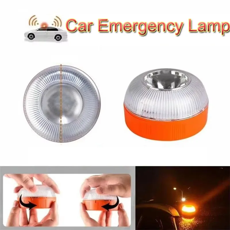 Led Car Emergency Light V16 Flashing Light Magnetic Induction Road Accident Light Portable Strobe Warning Light - Image 3