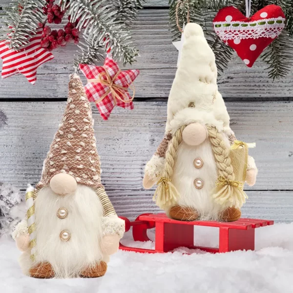 Glowing Gnome Christmas Faceless Doll 30cm Tree Decorations 2025 - Image 4
