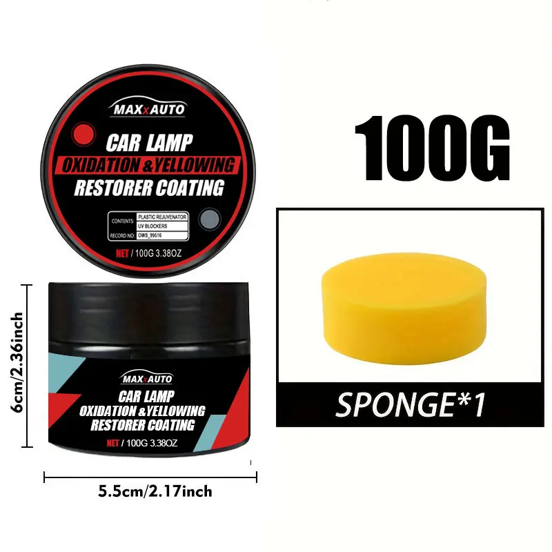 Car Headlight Restoration Polishing Kit - Scratch Remover & Oxidation Cleaner - Image 8