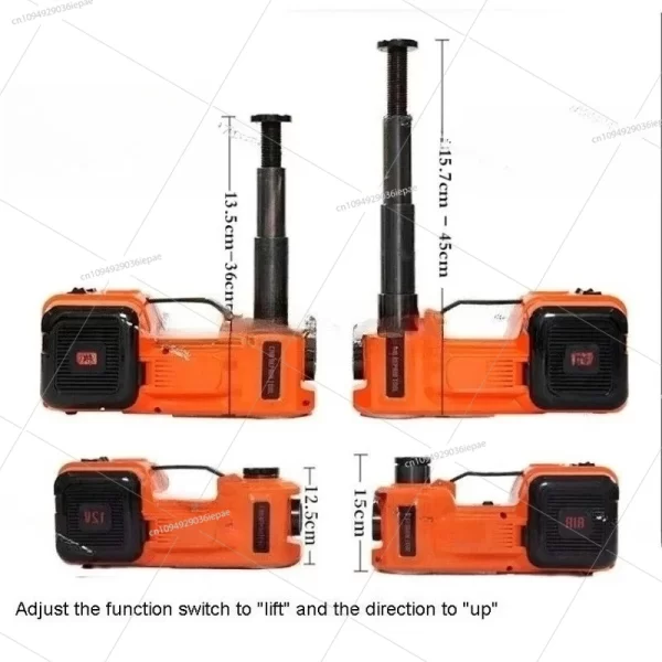 5-ton general-purpose electric jack; air pump and electric wrench set - Image 3