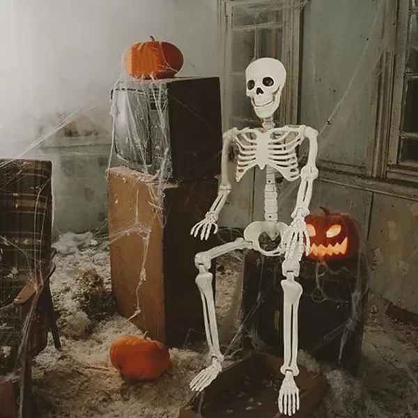 Halloween Decorations Skeleton,Posable Human Shape Skeleton,Halloween - Image 5
