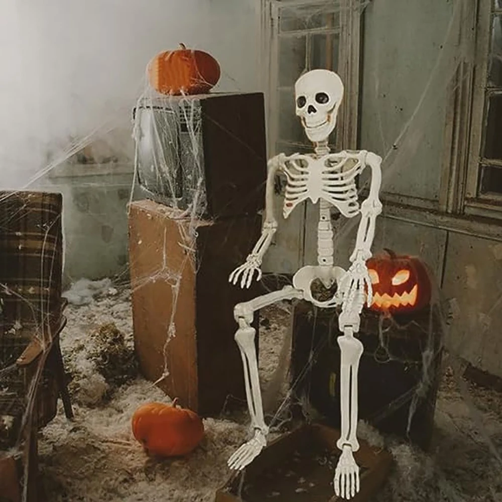 Halloween Decorations Skeleton,Posable Human Shape Skeleton,Halloween - Image 5