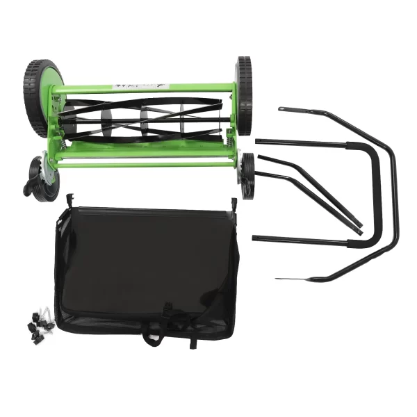 Walk-Behind Lawn Mower with 65 Manganese Steel Blades, Adjustable Height, Quiet Operation - Image 5