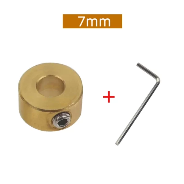 3-12mm Drill Bit Tools Brass Depth Stop Collars Ring Positioner Ring With Hex Wrench - Image 17