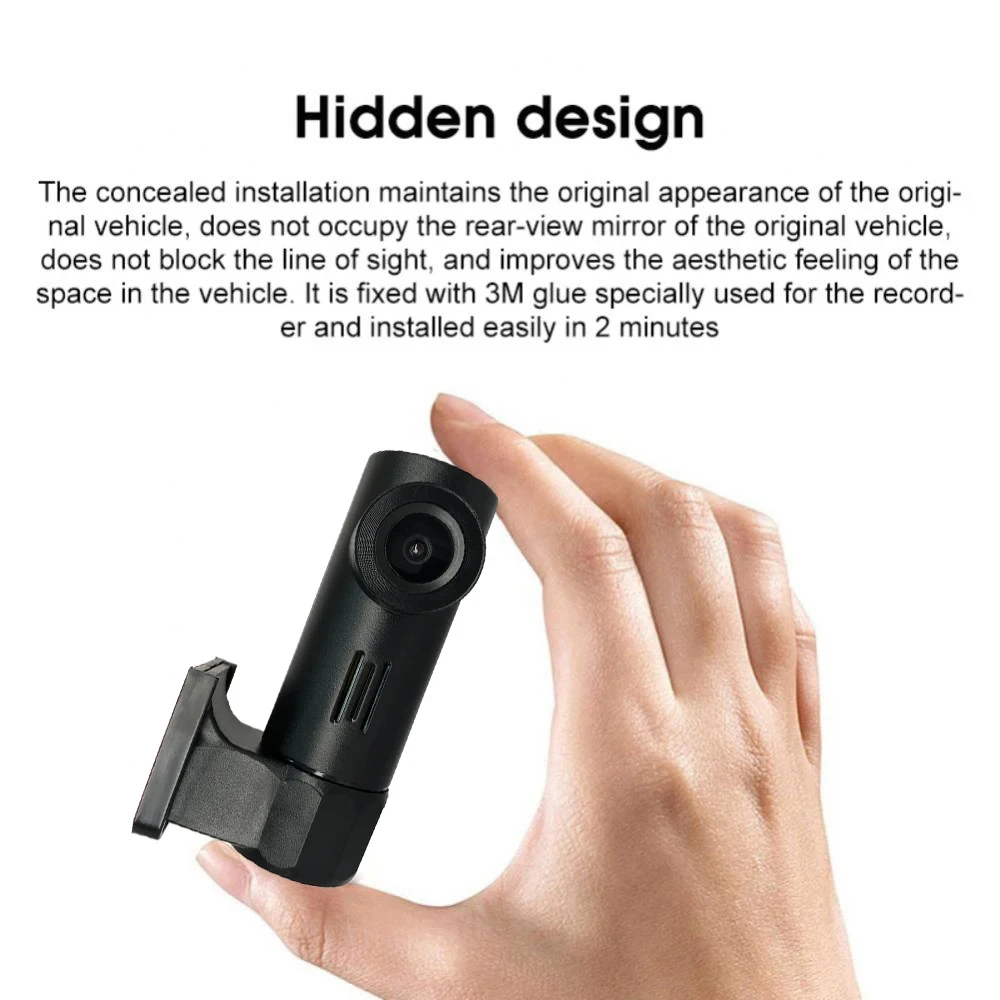 APP control smart car Wifi DVR Dash camera night vision video recorder HD1080P USB connection power supply - Image 8