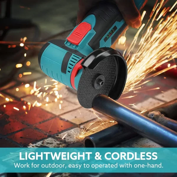 12V Cordless Electric Angle Grinder 19500rpm Lithium Battery Mini Polishing Grinding Machine Diamond Cutting Power Grinder - Image 22