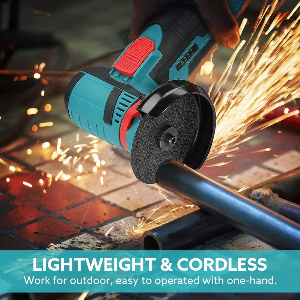 12V Cordless Electric Angle Grinder 19500rpm Lithium Battery Mini Polishing Grinding Machine Diamond Cutting Power Grinder - Image 22