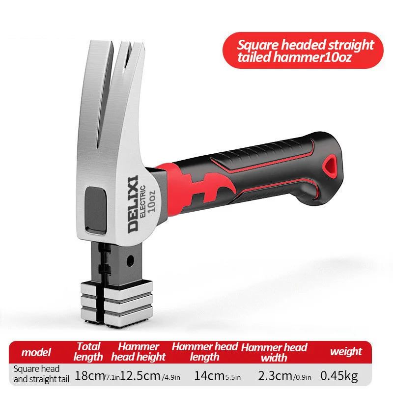 DELIXI ECECTRIC Multifunctional Mini Claw Hammer, Anti Slip And Shockproof Hammer,Magnetic - Image 11