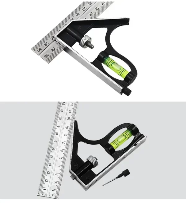 300mm Stainless Steel Angle Combination Square Ruler - Image 15