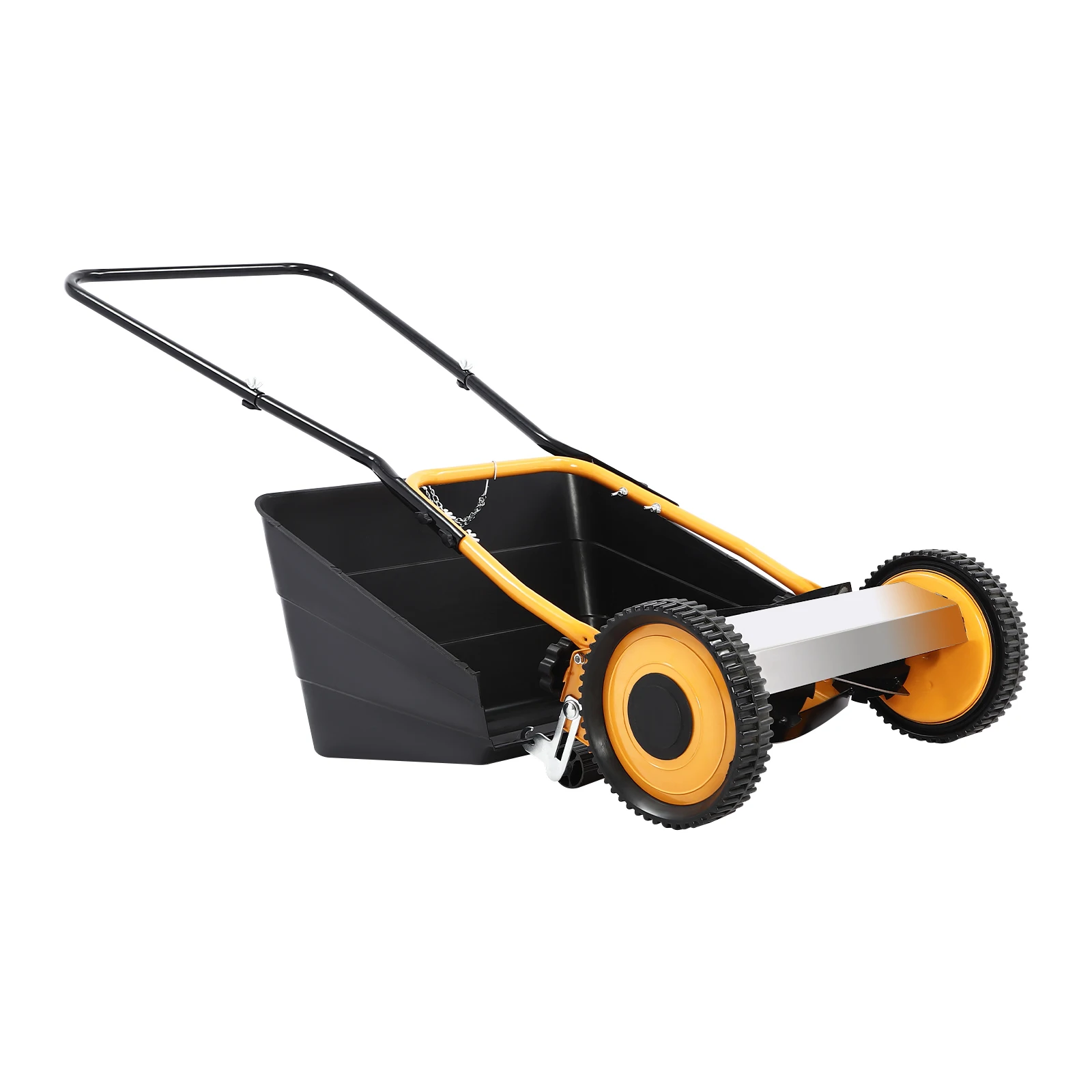Reel Mower w/Grass Catcher, Push Reel Lawn Mower 14-Inch 4-Blade, Height Adjustable - Image 5