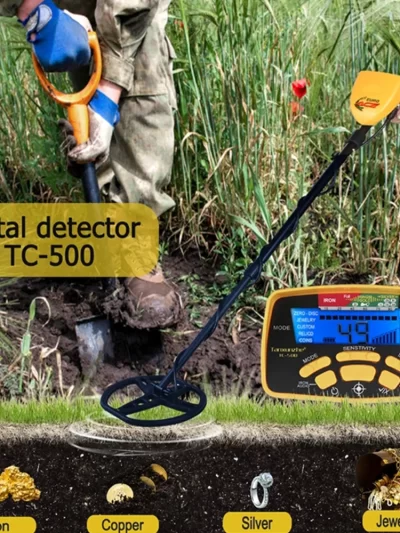 TC-500 Metal Detector 100CM (battery not included) Underground professional gold detector