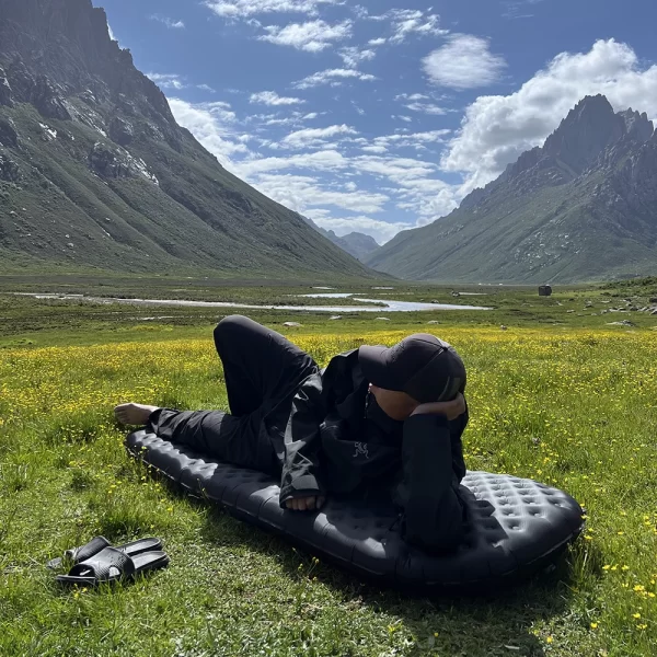 Light Tour R value 7.5 Camping Inflatable Mattress Outdoor Portable Sleeping Pad Ultralight - Image 27