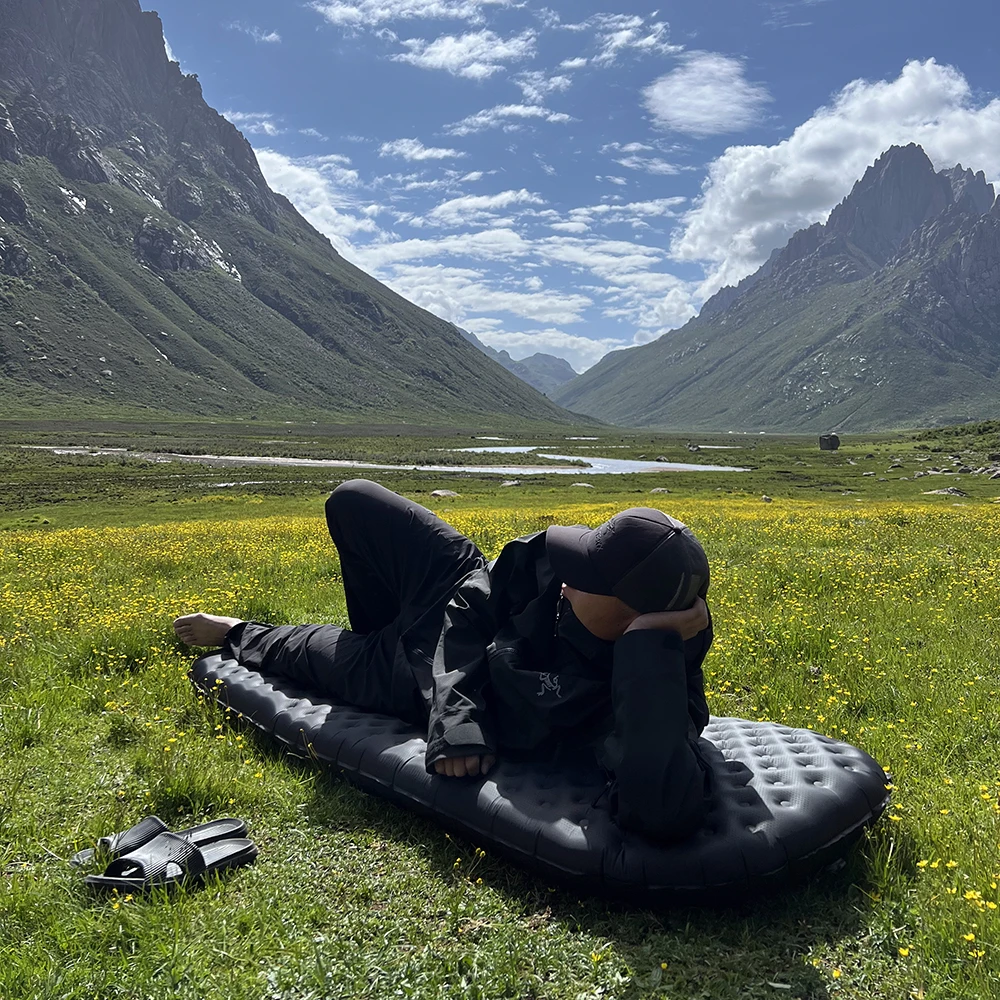 Light Tour R value 7.5 Camping Inflatable Mattress Outdoor Portable Sleeping Pad Ultralight - Image 27