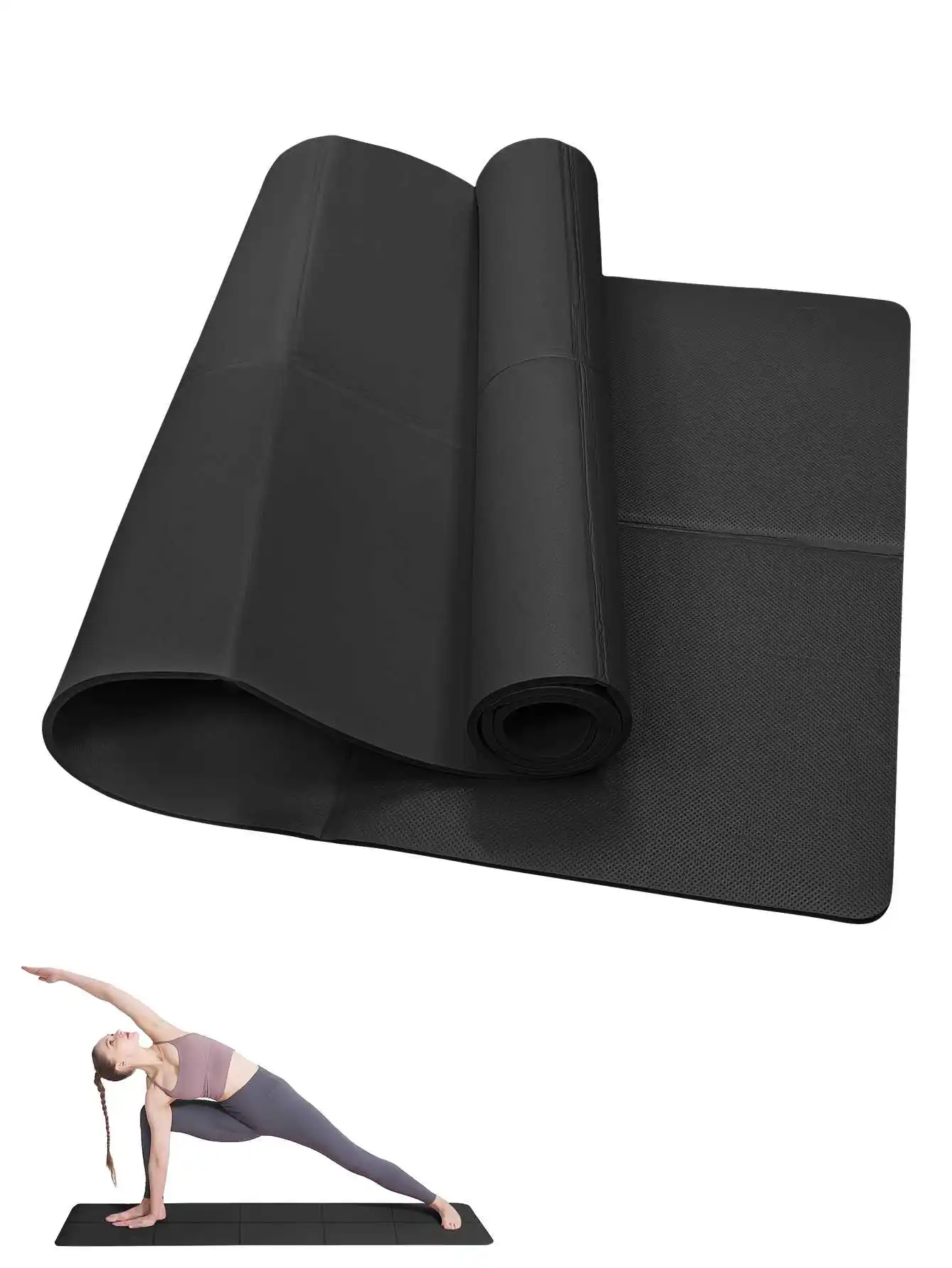 Yoga Mat Pilates Fitness Mat 3/4/6mm Thicknes Non Slip Yoga Cushion - Image 9