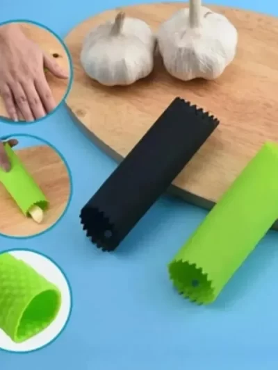 Garlic Stripper Tube Peeling Garlic Peeling Silicone  Easy Quick to Peeled Garlic Cloves