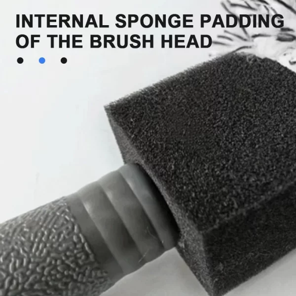 SEAMETAL Plush Car Wheel Hub Brush Anti-Slip Plastic Handle Auto Wheel Tire Rim Brush Cleaning Tool Car Washing Accessories - Image 4