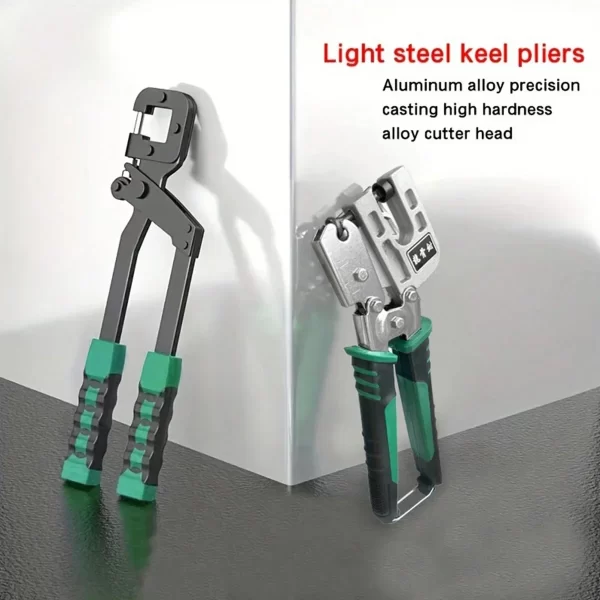 1pc keel pliers light steel keel rivet-free pliers one-handed professional ceiling drilling pliers - Image 4