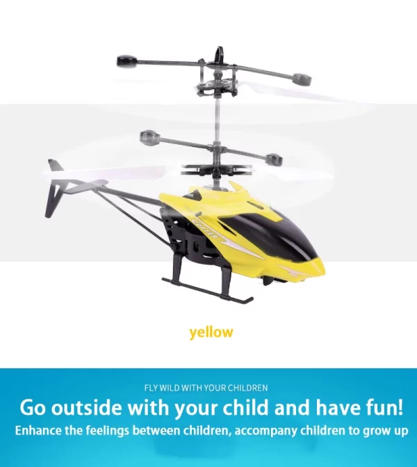 Rechargeable Mini RC Drone Remote Safe Fall-resistant RC Helicopters Drone(No remote control battery) - Image 15