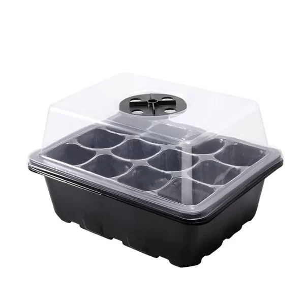 12-well Plastic Seedling Pot Succulent Sowing Seedling Box - Image 8