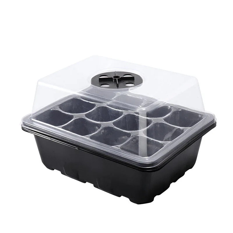 12-well Plastic Seedling Pot Succulent Sowing Seedling Box - Image 8