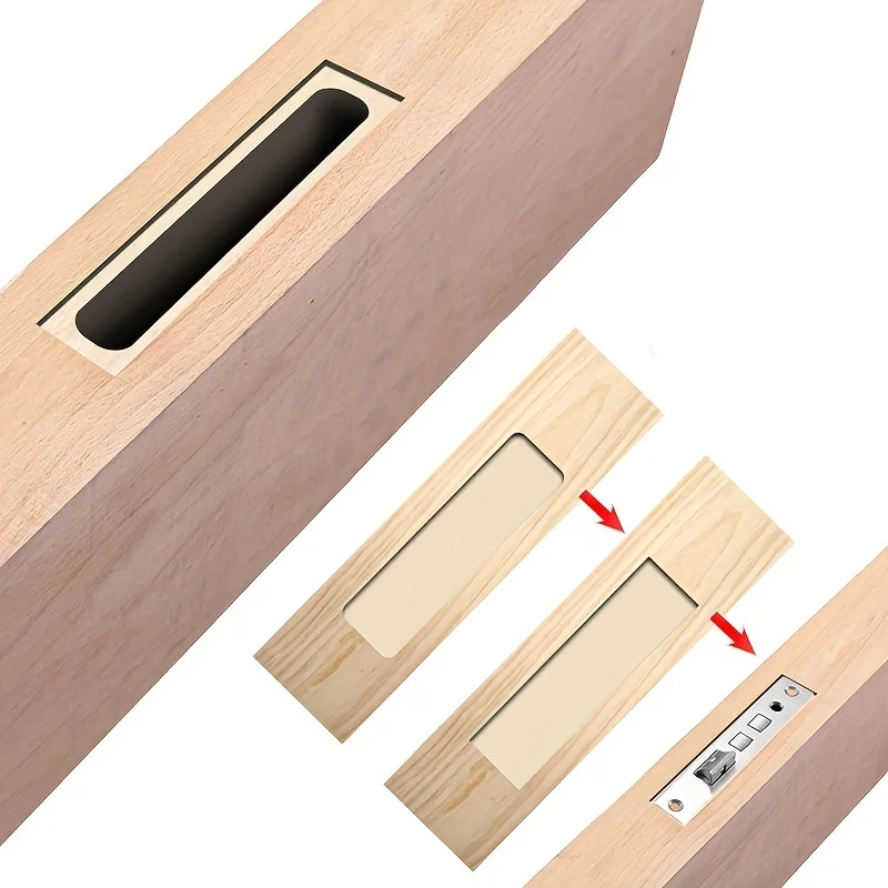 Door Hinge Jig,Woodworking Hole Opener Slotting Locator Aluminum Alloy Door Hinge Installation Kit for Door Lock Installation - Image 16
