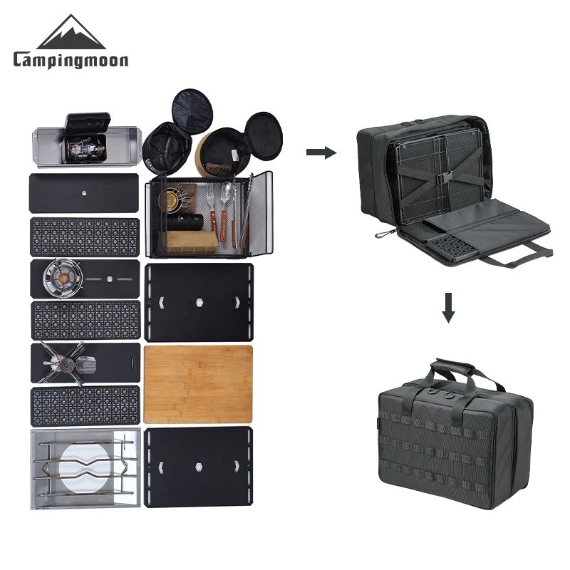 CAMPINGMOON BK-46 Large Capacity Storage Bag Camping IGT Module Collection Storage Bag - Image 5