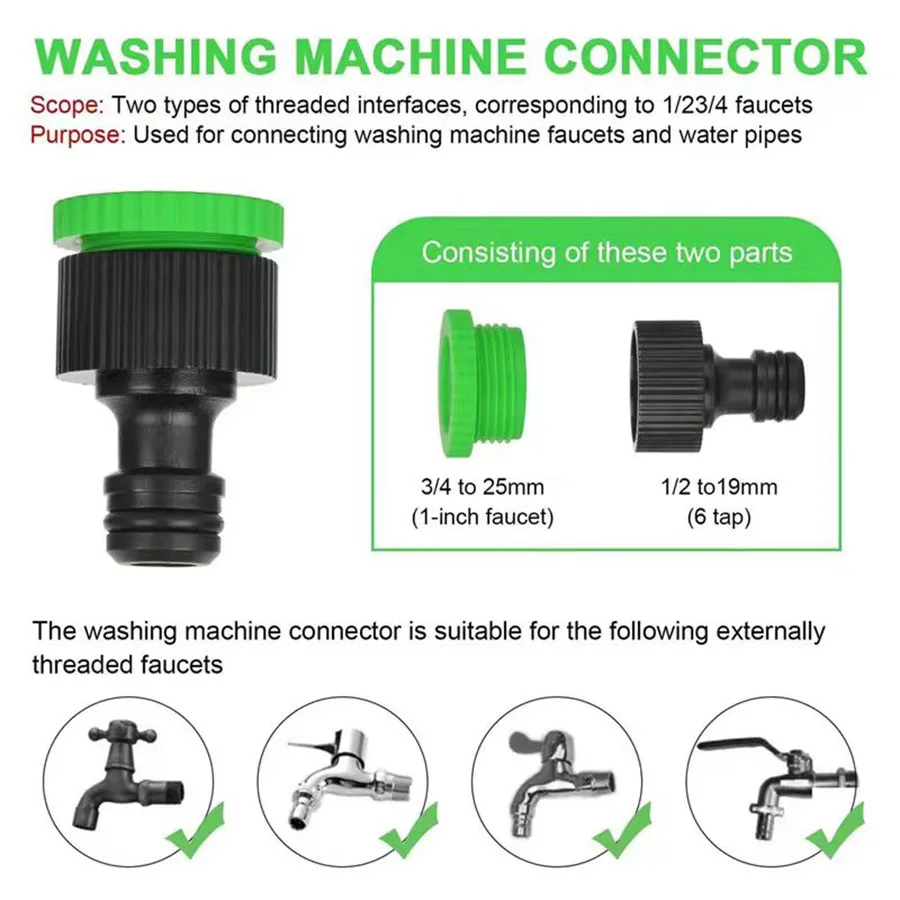 Retractable Magic Garden Hose High Pressure Car Wash Water Gun Watering Device - Image 27