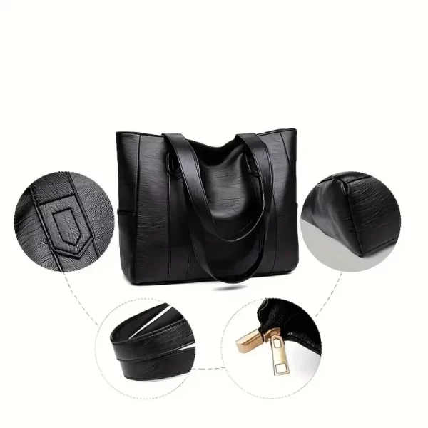 New Vintage Large Capacity Tote Bag - Image 2