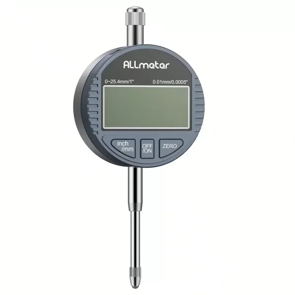 Digital Dial Indicator with Magnetic Base 0-1 Inch/25.4 mm  Conversion Auto Off Featured Measuring Tool With 22pcs Testing Tips - Image 5