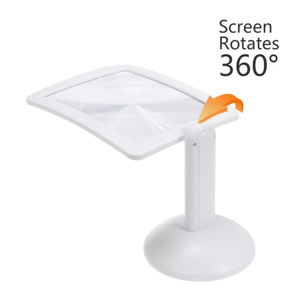 3X 180° Rotatable Magnifying Glass Handsfree Loupe Screen Reading Magnifier - Image 5