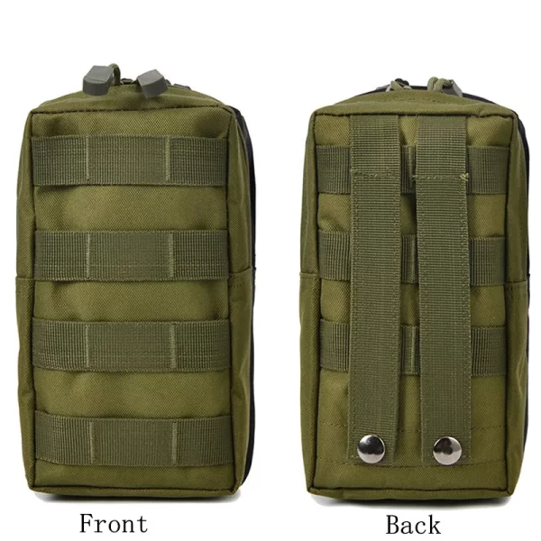 600D Oxford Outdoor Military Tactical Bag EDC Molle Tool Zipper Waist Accessories Durable Belt Como Pouch - Image 14