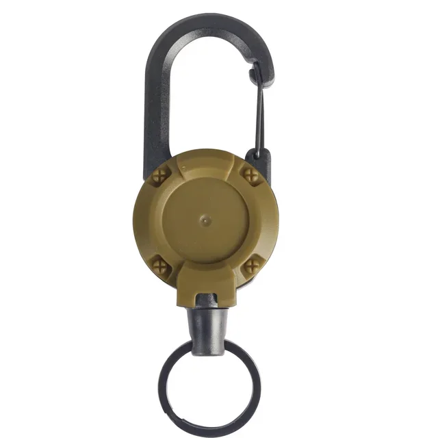 Retractable Heavy Duty Pull Reel Carabiner Strong Steel Wire Rope Buckle Spring Key Ring - Image 10