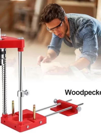 Woodworking Drill Adjustable Punch Locator Alloy Steel Drill Template Locator