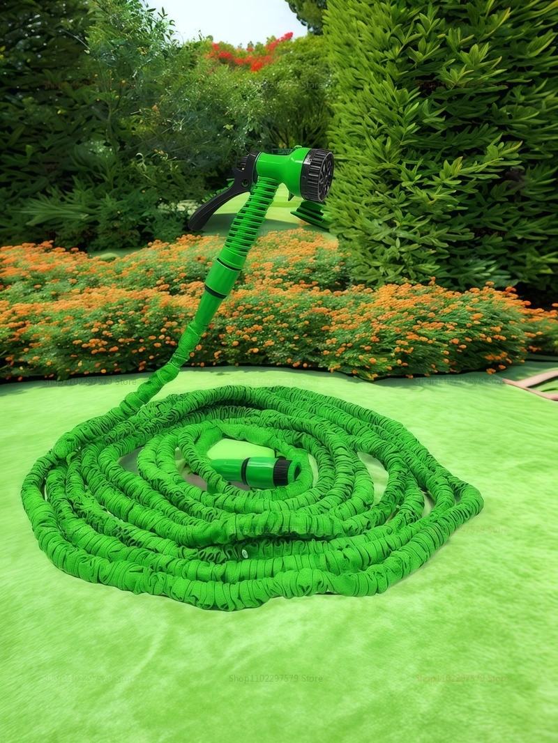 Retractable Magic Garden Hose High Pressure Car Wash Water Gun Watering Device - Image 16