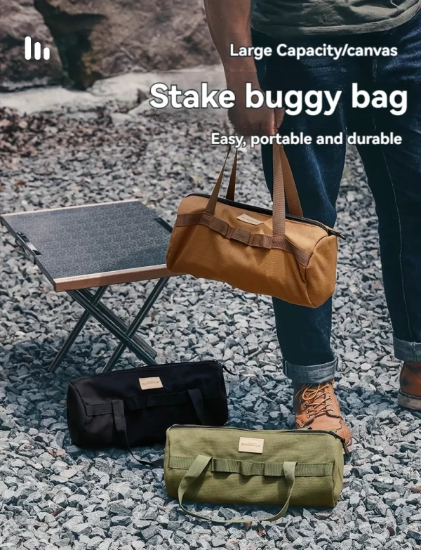Outdoor Picnic Carrying Case Camping Bag Cutlery Pouch Larg Capacity Tableware Handbag - Image 8