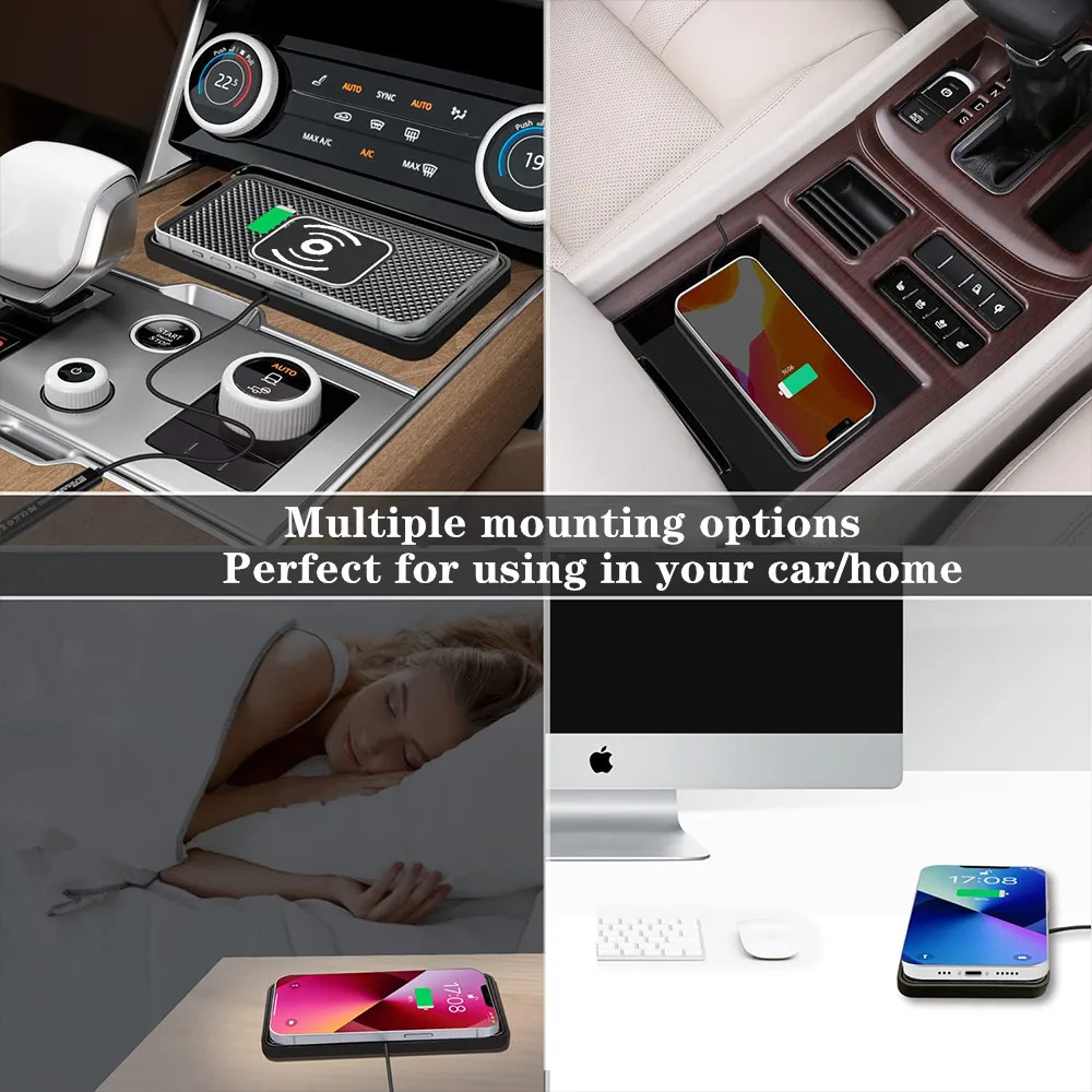 Car Wireless Charger for Iphone 16 15 15 Pro Max 14 13 12 X Samsung S24 S23 Wireless - Image 14
