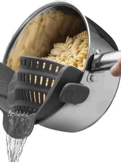 1pc, Strainer, Pot Strainer, Adjustable Clip On Strainer For Pots Pans