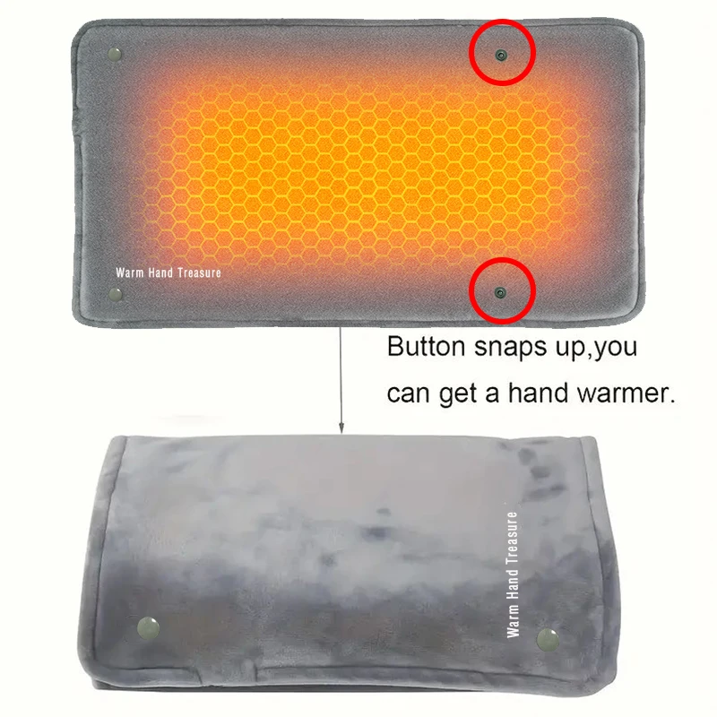 New Graphene Quick Heating Warming Pad with Adjustable Temperature and Timing USB Power Supply - Image 9