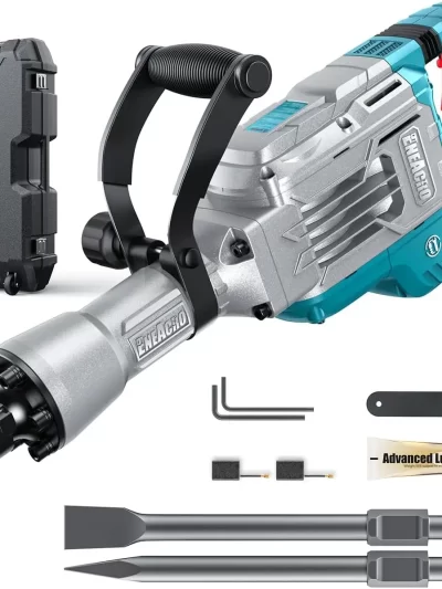 Demolition Jack Hammer 14.5Amp SDS-Hex Concrete Breaker, 65 Joules Heavy Duty Chipping Hammer Cement/Pavement/Floor Breaker