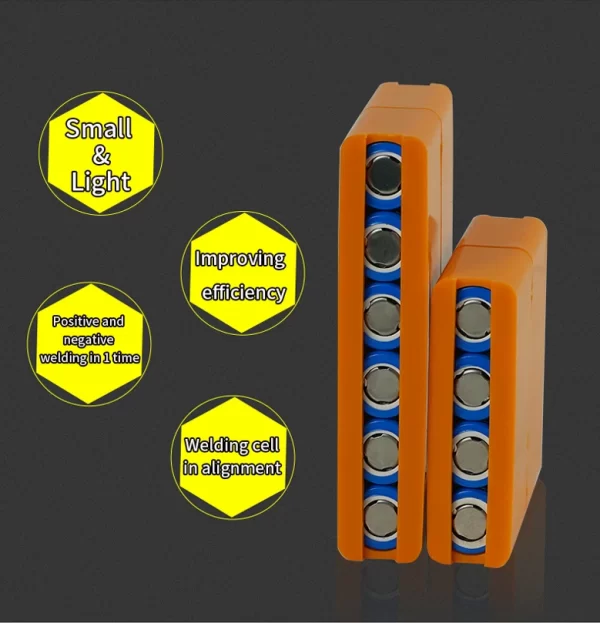 18650Battery Pack Fixture For Spot Welder Single Row Double Sided Spot Welding Plastic Fixed Fixture Battery Pack Soldering Tool - Image 10