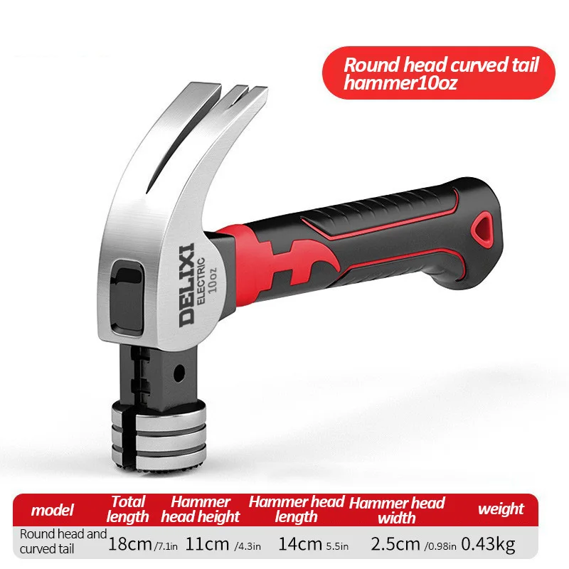 DELIXI ECECTRIC Multifunctional Mini Claw Hammer, Anti Slip And Shockproof Hammer,Magnetic - Image 10