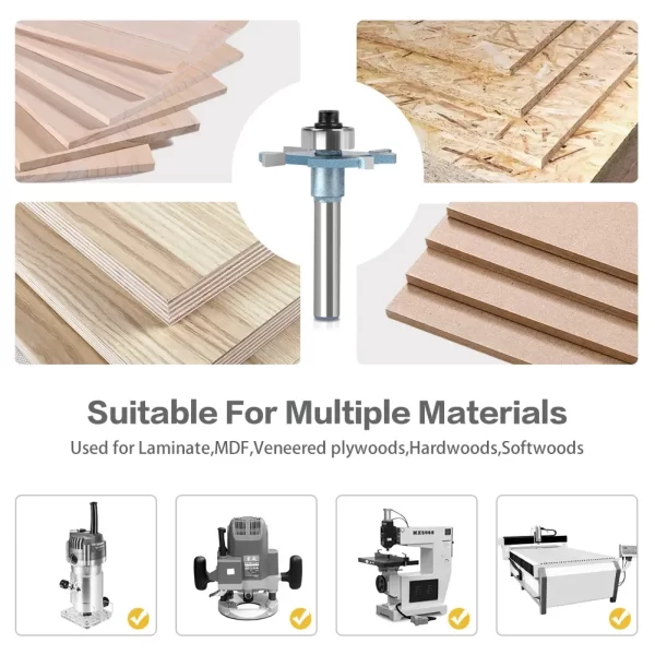 Wood Router 1/4in 6mm Shank Straight End Mill Trimmer Cleaning Flush Trim Corner Round Cove Box Bits Tool Milling Cutter New - Image 17