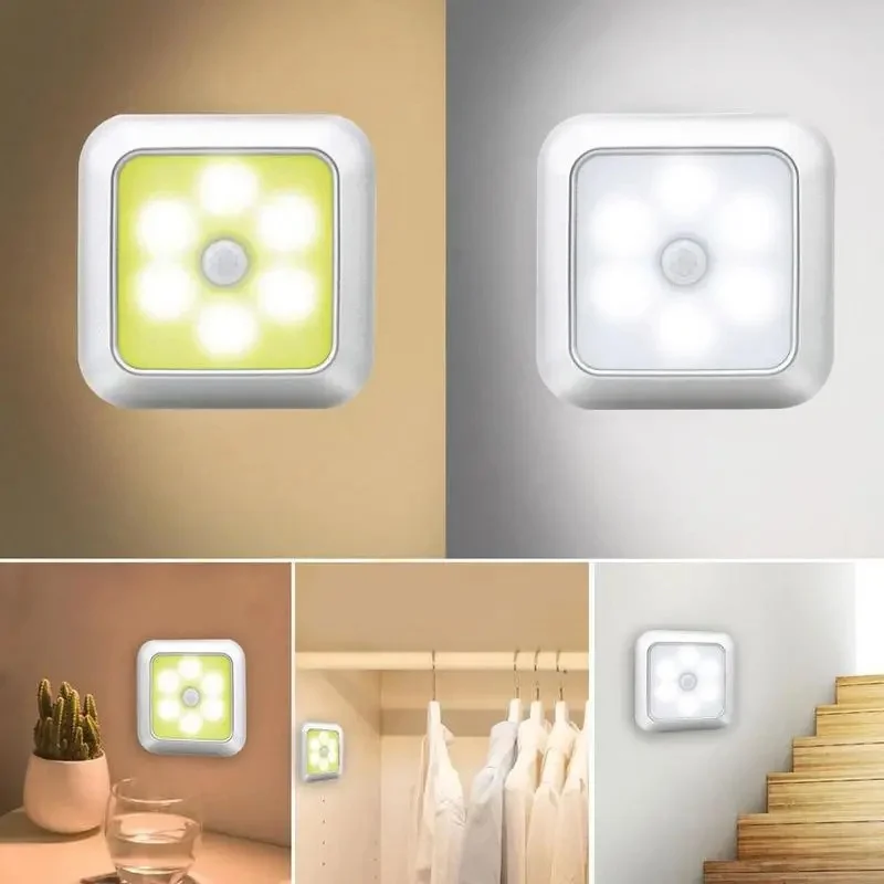 LED Night Light Smart Motion Sensor Night Light 3A Battery-powered - Image 23